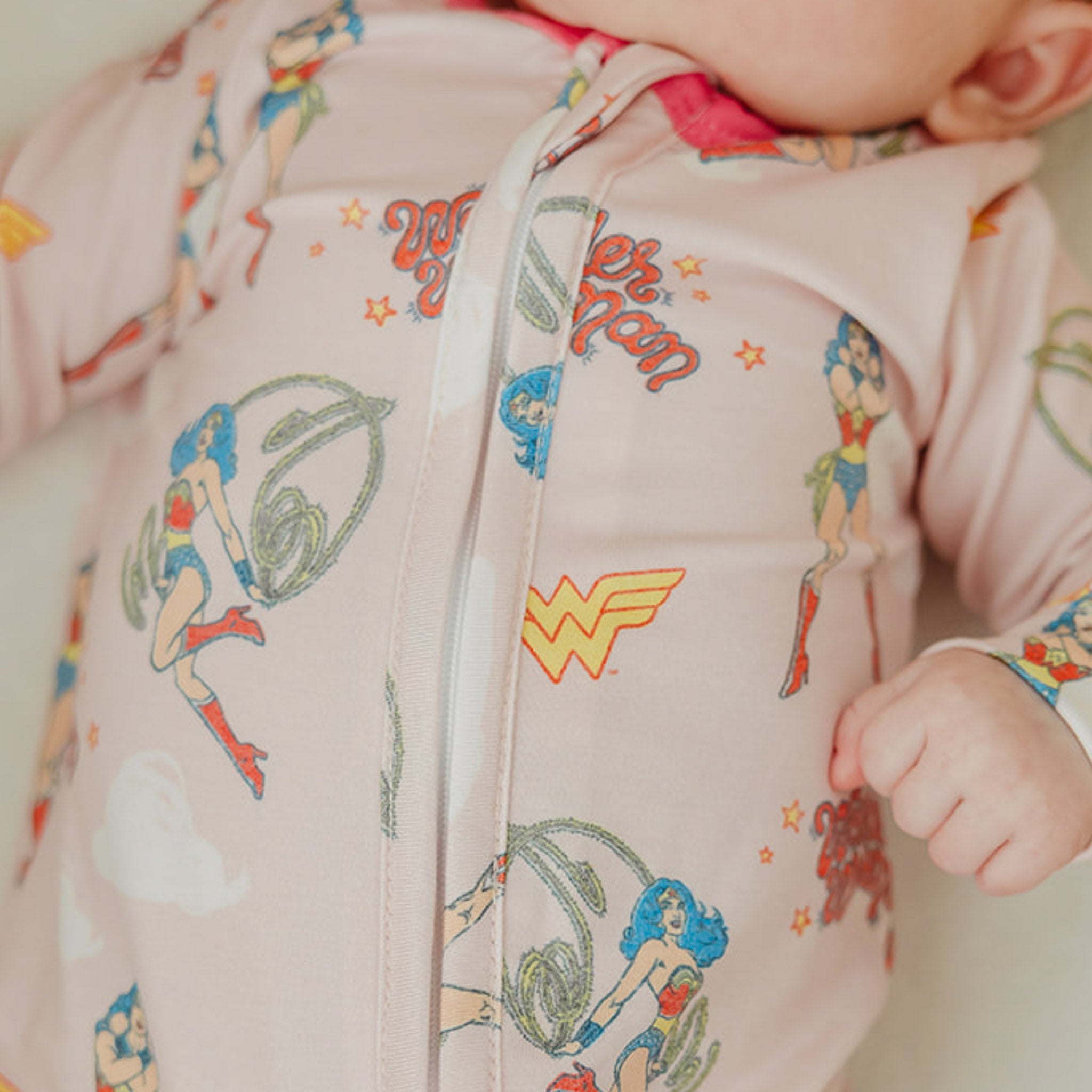 Zip-Up Footie Pajama - Wonder Woman
