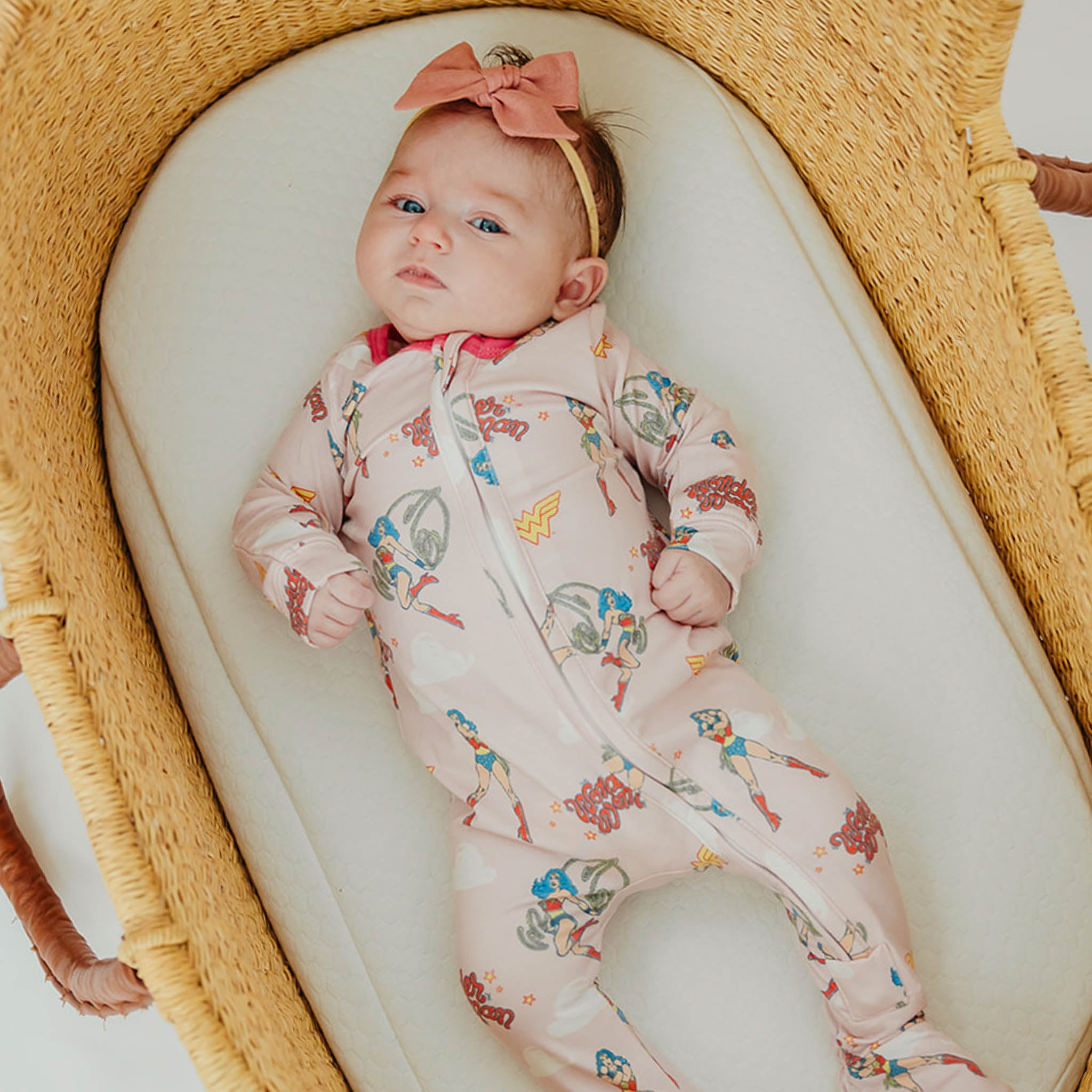 Zip-Up Footie Pajama - Wonder Woman