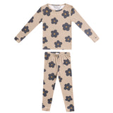 2pc Long Sleeve Pajama Set - Gemma In Tan