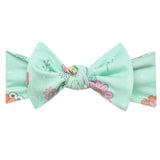 Knit Headband Bow - Sesame Street Retro Floral