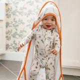 Premium Baby Knit Hooded Towel - Sesame Street Varsity Friends