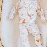 Zip-Up Footie Pajama - Luna