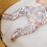 Footed Baby Pants - Flora