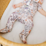 Footed Baby Pants - Flora