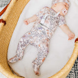 Footed Baby Pants - Flora
