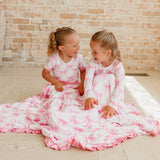 Bamboo Ruffled Jumbo Quilt - Bow My Gosh