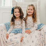 Three-Layer Jumbo Quilt - Penguins