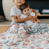 Three-Layer Jumbo Quilt - Disney Pixar Bumper Stickers