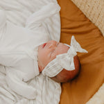 Knit Headband Bow - Coastal