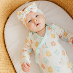 Knit Headband Bow - Daisy