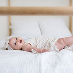 Knit Headband Bow - Oat
