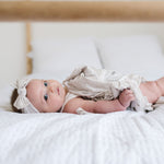 Knit Headband Bow - Oat