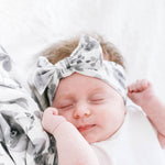 Knit Headband Bow - Rowan
