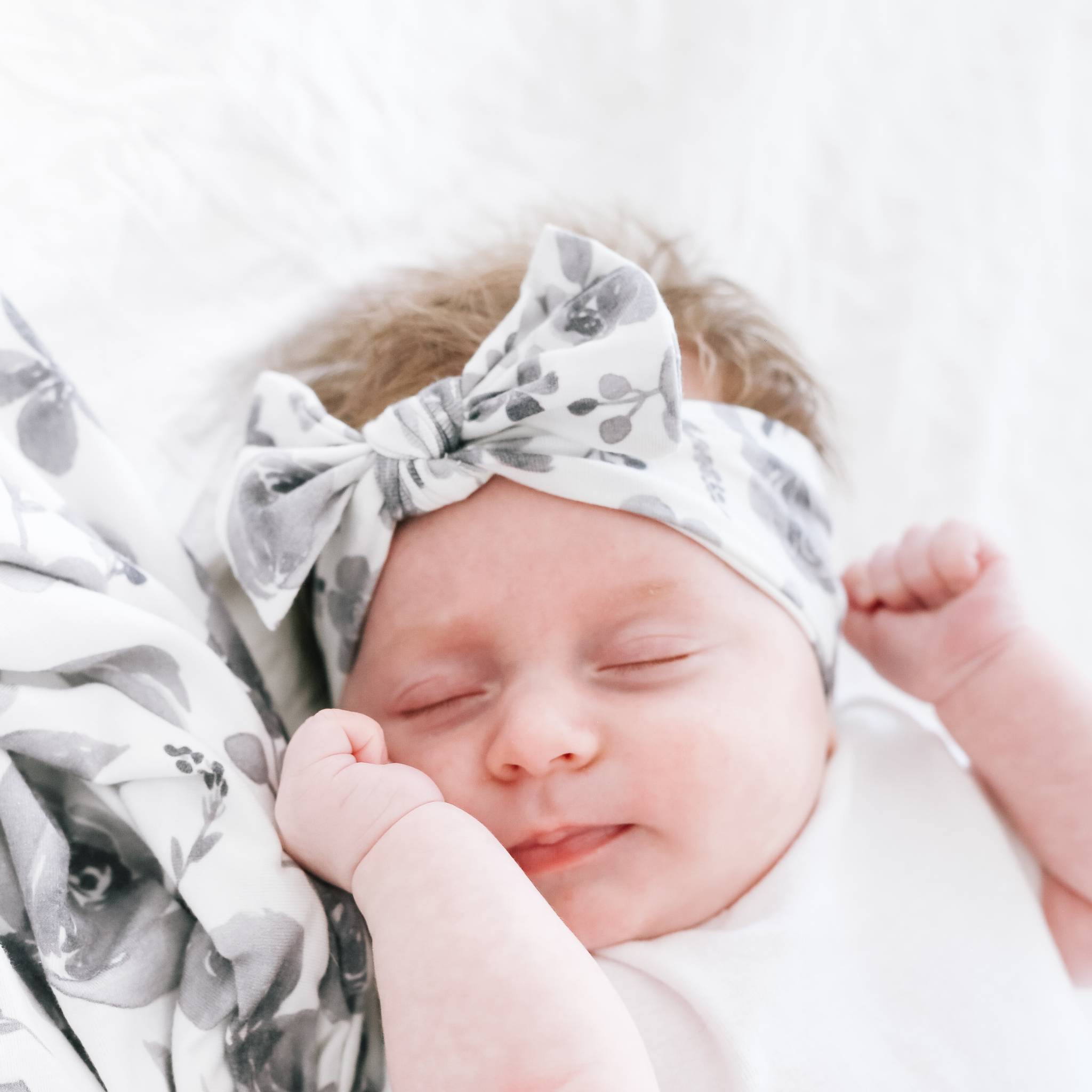 Knit Headband Bow - Rowan