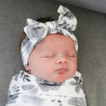 Knit Headband Bow - Rowan