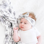 Knit Headband Bow - Rowan