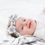 Knit Headband Bow - Rowan