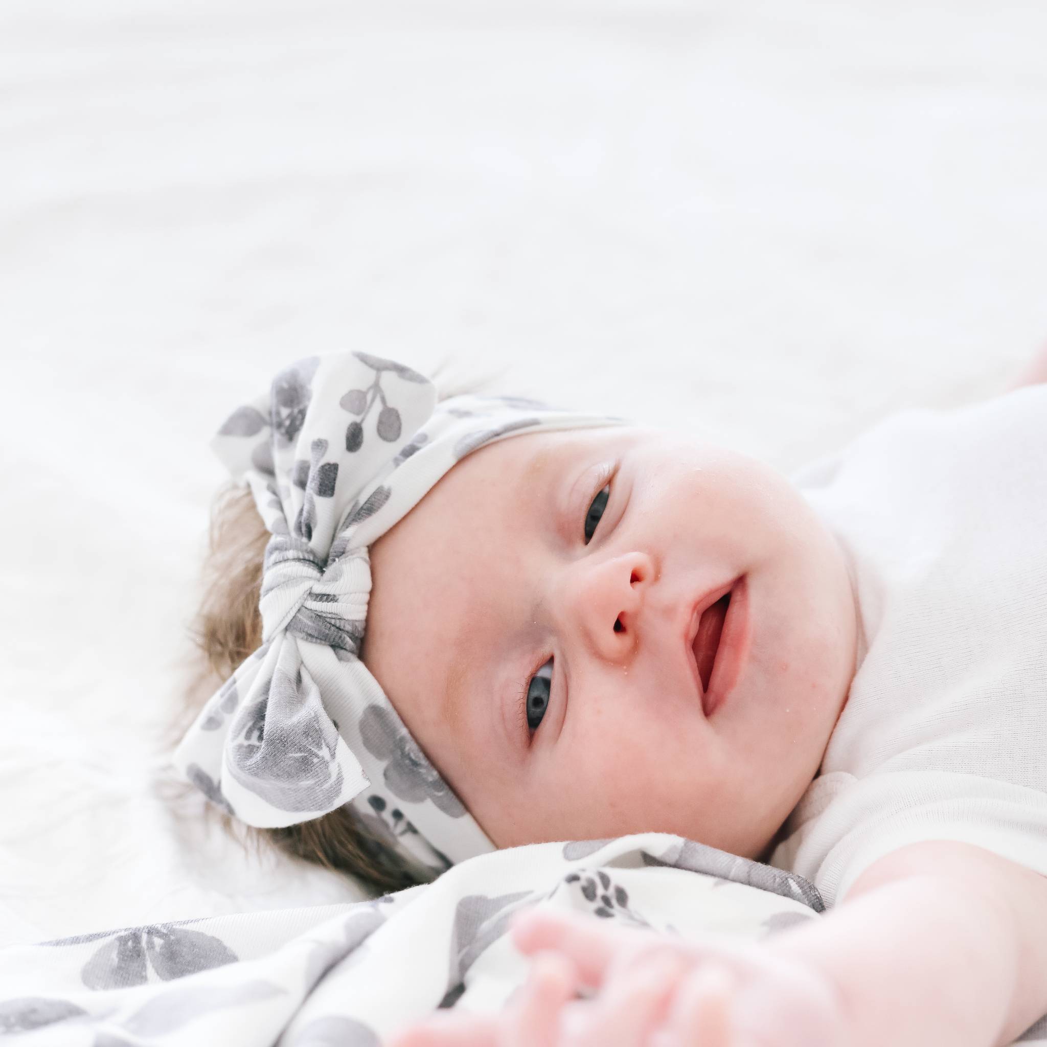 Knit Headband Bow - Rowan