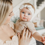 Knit Headband Bow - Shine
