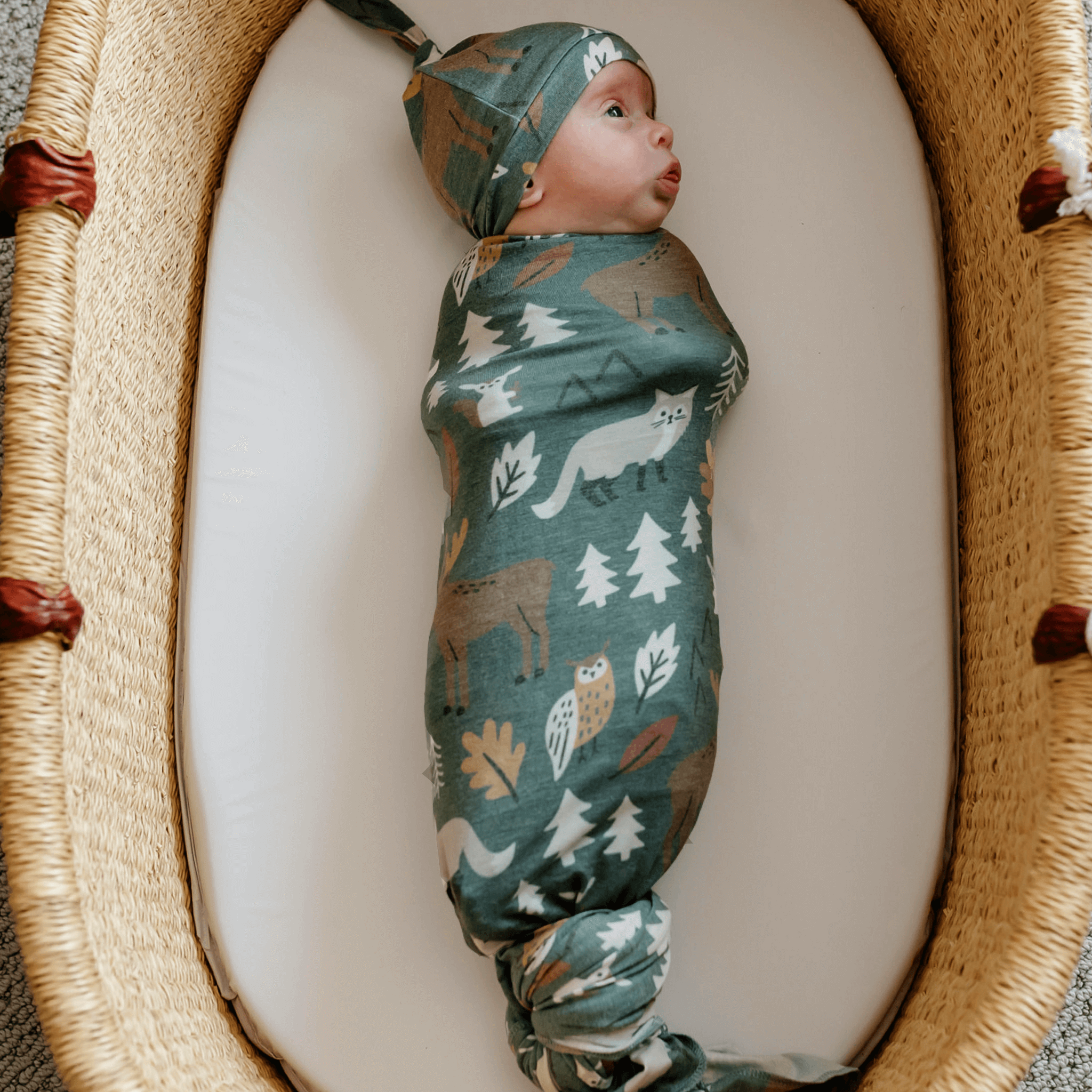Knit Swaddle Blanket - Atwood