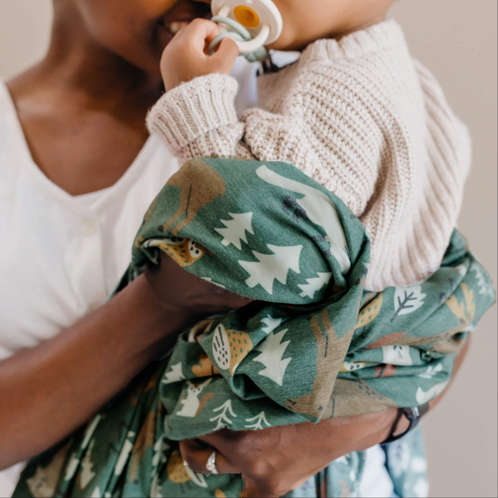 Knit Swaddle Blanket - Atwood