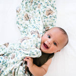 Knit Swaddle Blanket - Bear