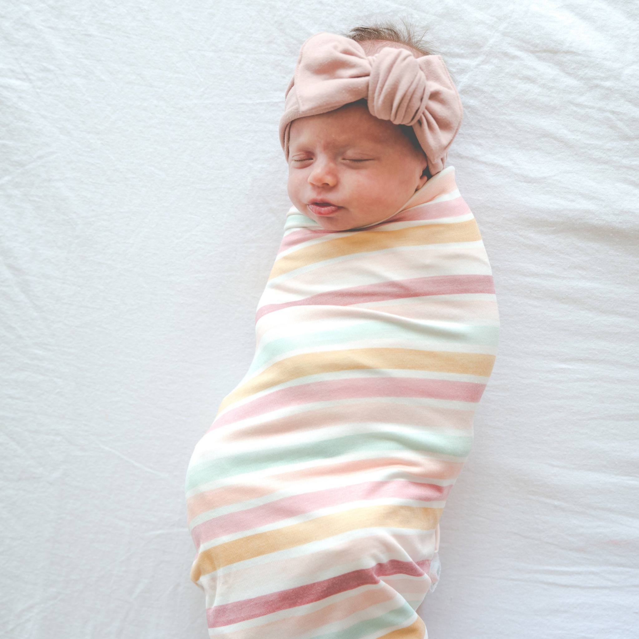 Knit Swaddle Blanket - Belle