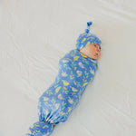 Knit Swaddle Blanket - Birdie