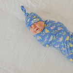Knit Swaddle Blanket - Birdie