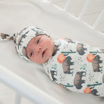 Knit Swaddle Blanket - Bison