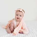 Knit Swaddle Blanket - Blush