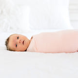 Knit Swaddle Blanket - Blush