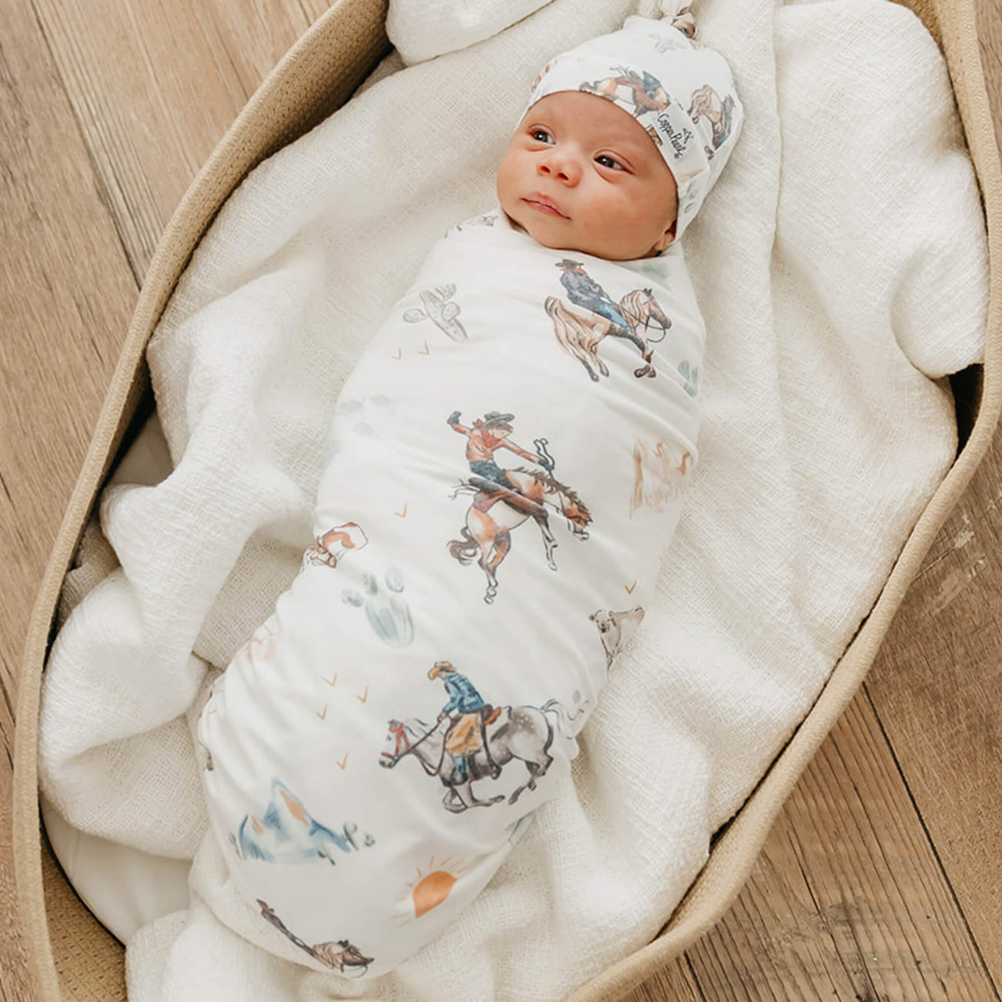 Knit Swaddle Blanket - Boone