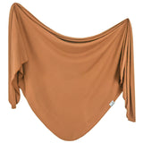 Knit Swaddle Blanket - Camel