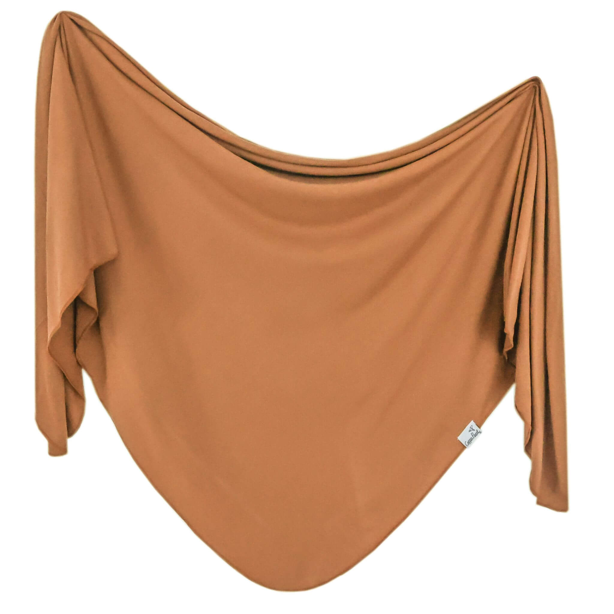 Knit Swaddle Blanket - Camel