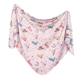 Knit Swaddle Blanket - Cheyenne