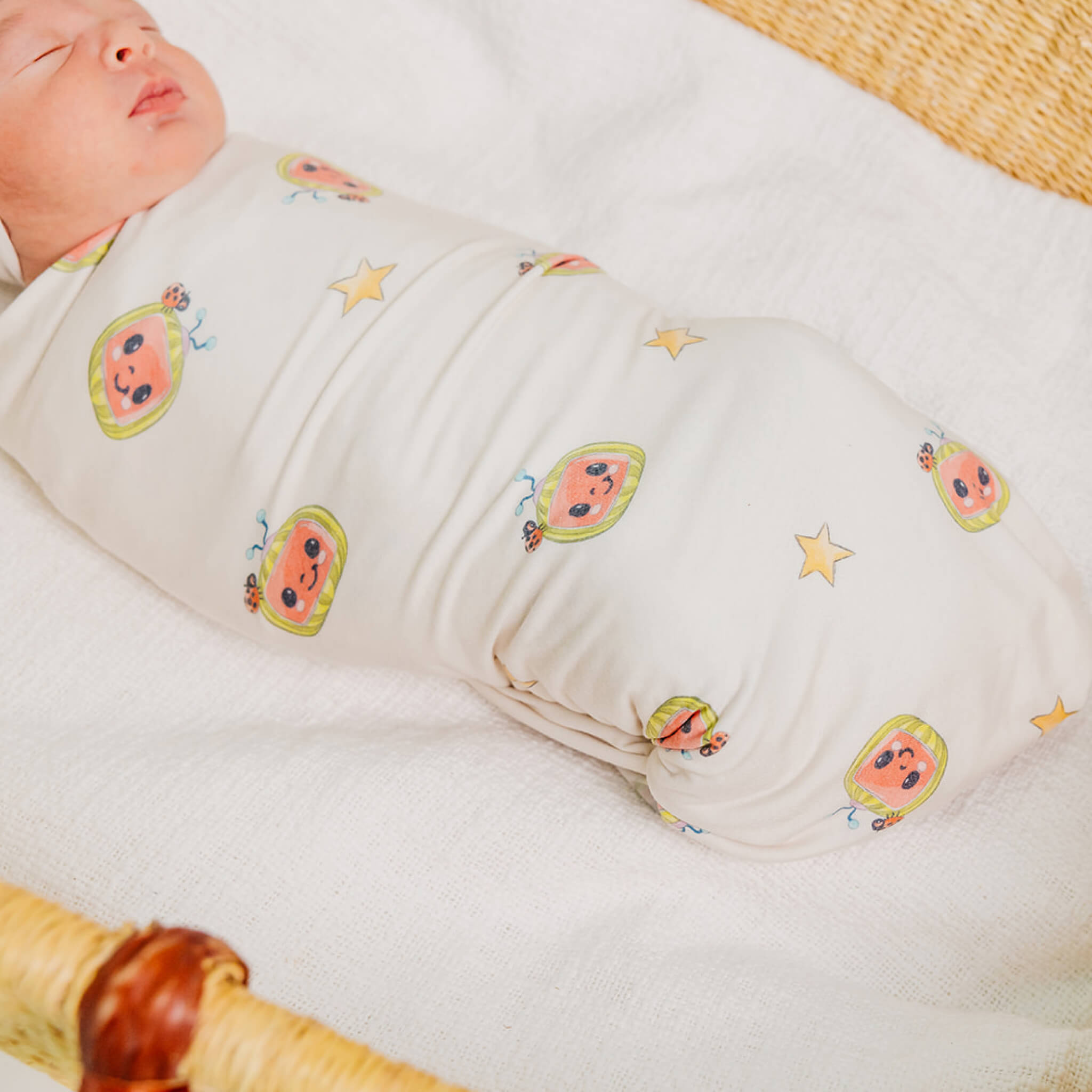 Knit Swaddle Blanket - CoComelon