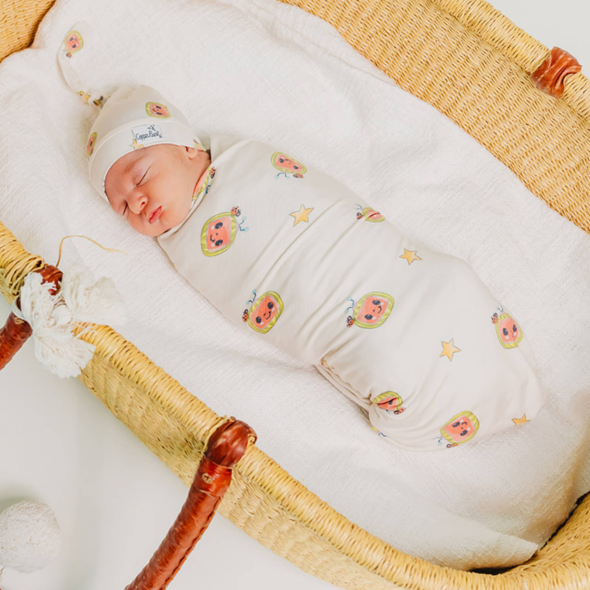 Knit Swaddle Blanket - CoComelon