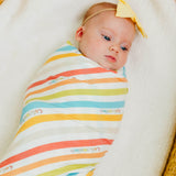 Knit Swaddle Blanket - CoComelon Stripe