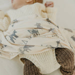 Knit Swaddle Blanket - Cody