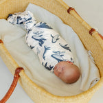 Knit Swaddle Blanket - Cove