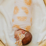 Knit Swaddle Blanket - Cutie