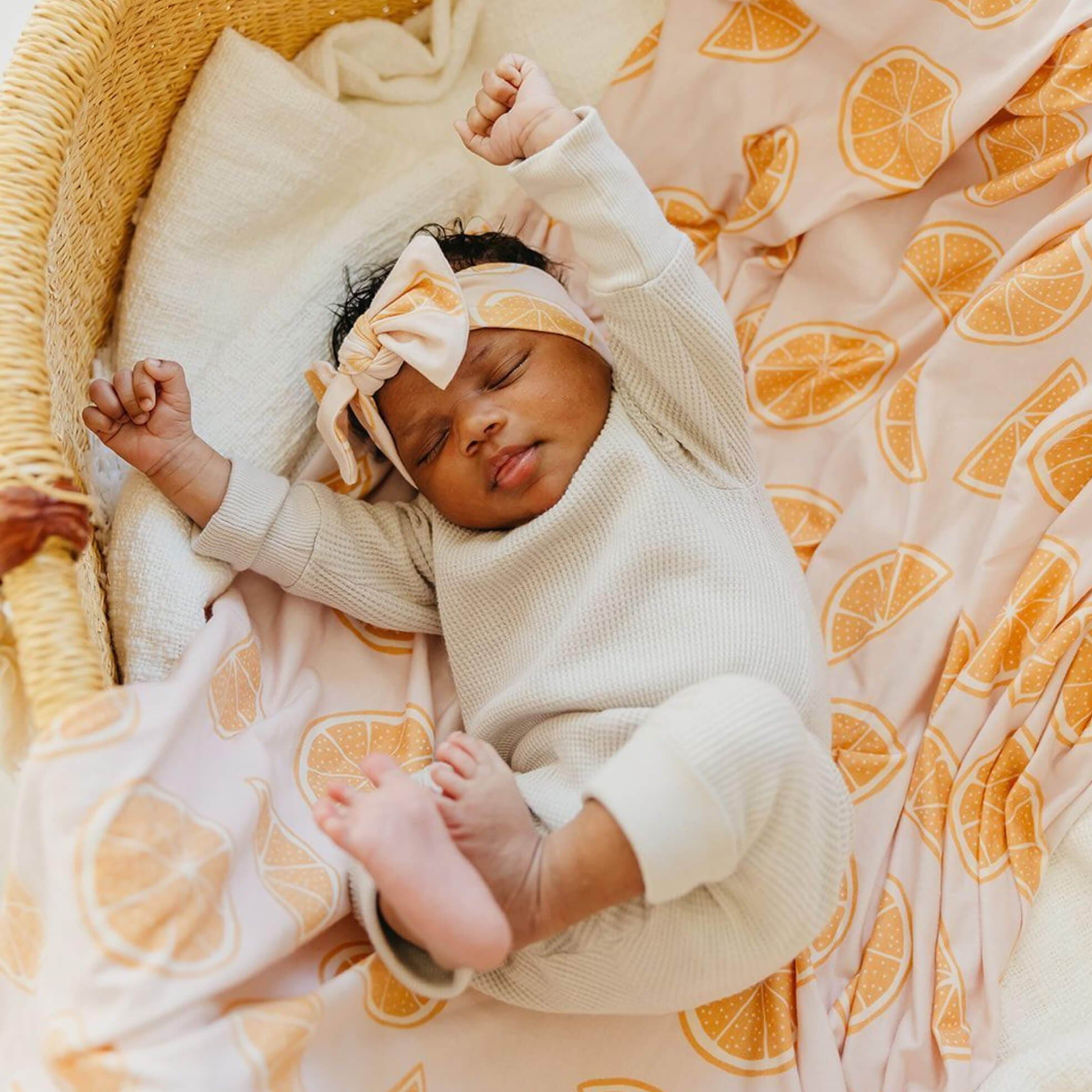 Knit Swaddle Blanket - Cutie