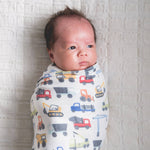 Knit Swaddle Blanket - Diesel