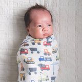 Knit Swaddle Blanket - Diesel