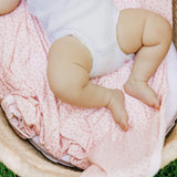 Knit Swaddle Blanket - Dottie