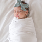 Knit Swaddle Blanket - Dove