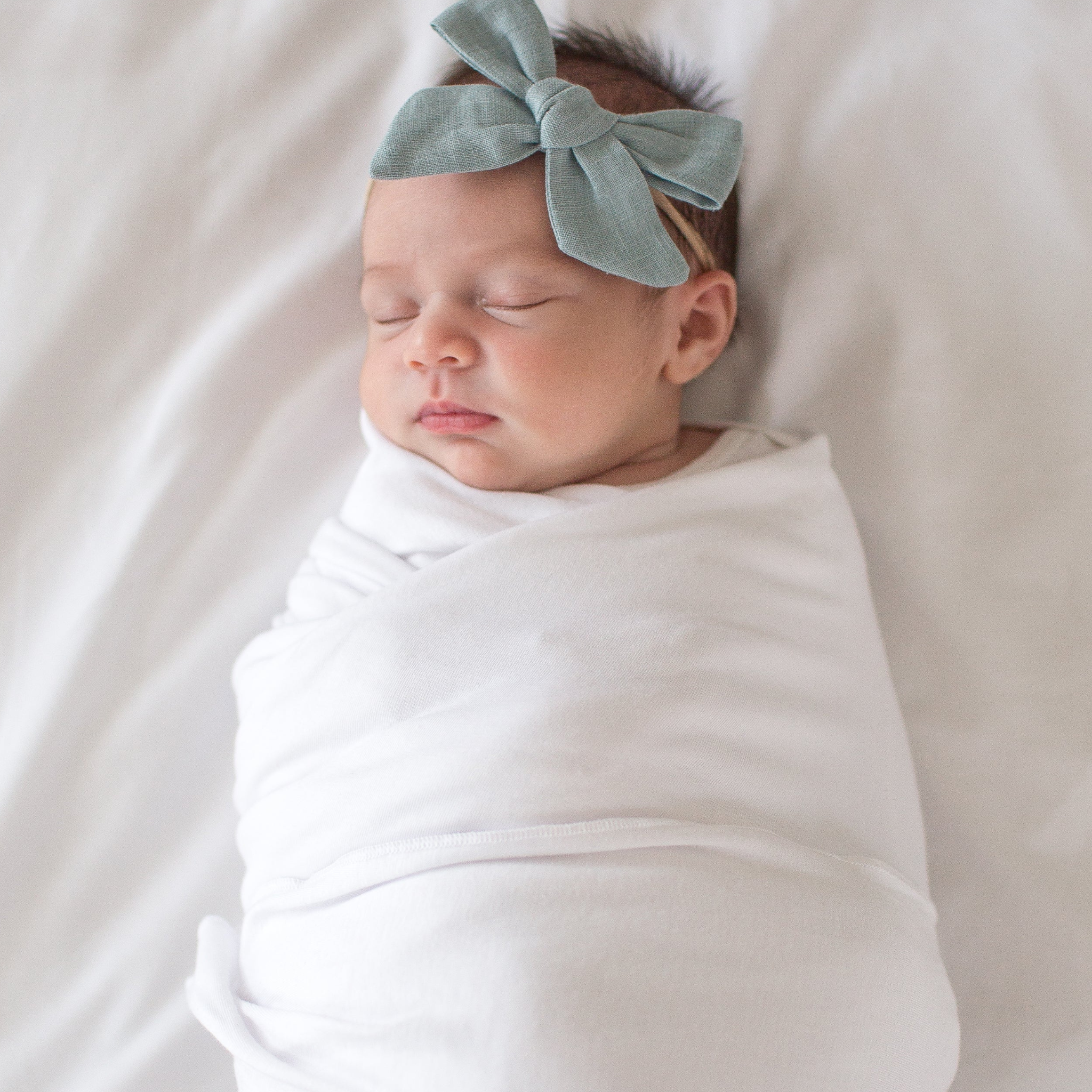 Knit Swaddle Blanket - Dove