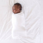 Knit Swaddle Blanket - Dove