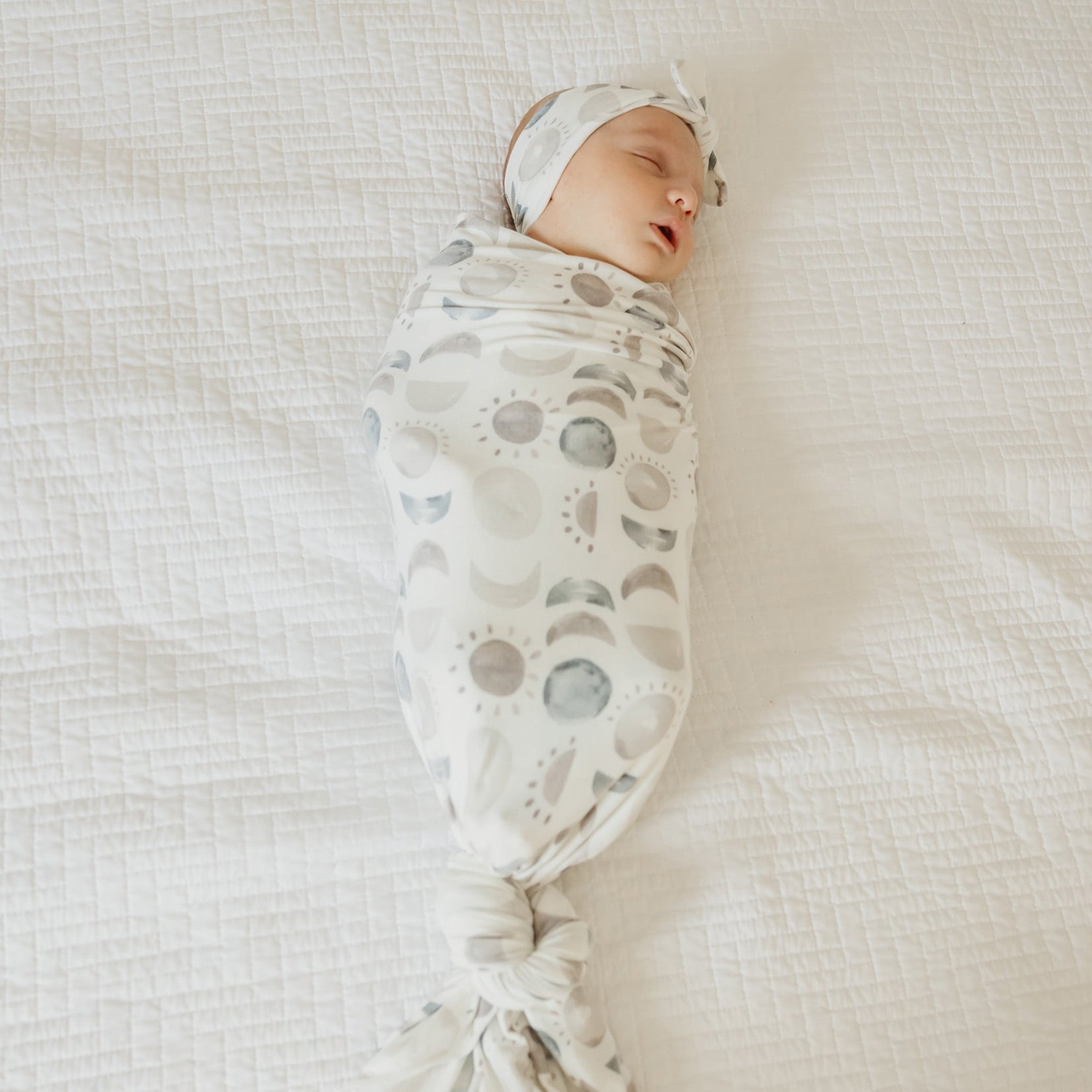 Knit Swaddle Blanket - Eclipse